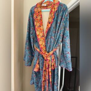 NATURAL LIFE Super soft and cozy natural life robe.  New$79 rarely/lightly used.